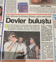 Hürriyet Gazetesi Kelebek Eki 15 Temmuz 1991 - Sibel Egemen Huzuru Kenişlerinde Buluyor - Zeki Müren Ve Bülent Ersoy Selami Şahin Sayesinde Buluştular GZ156253 - 2