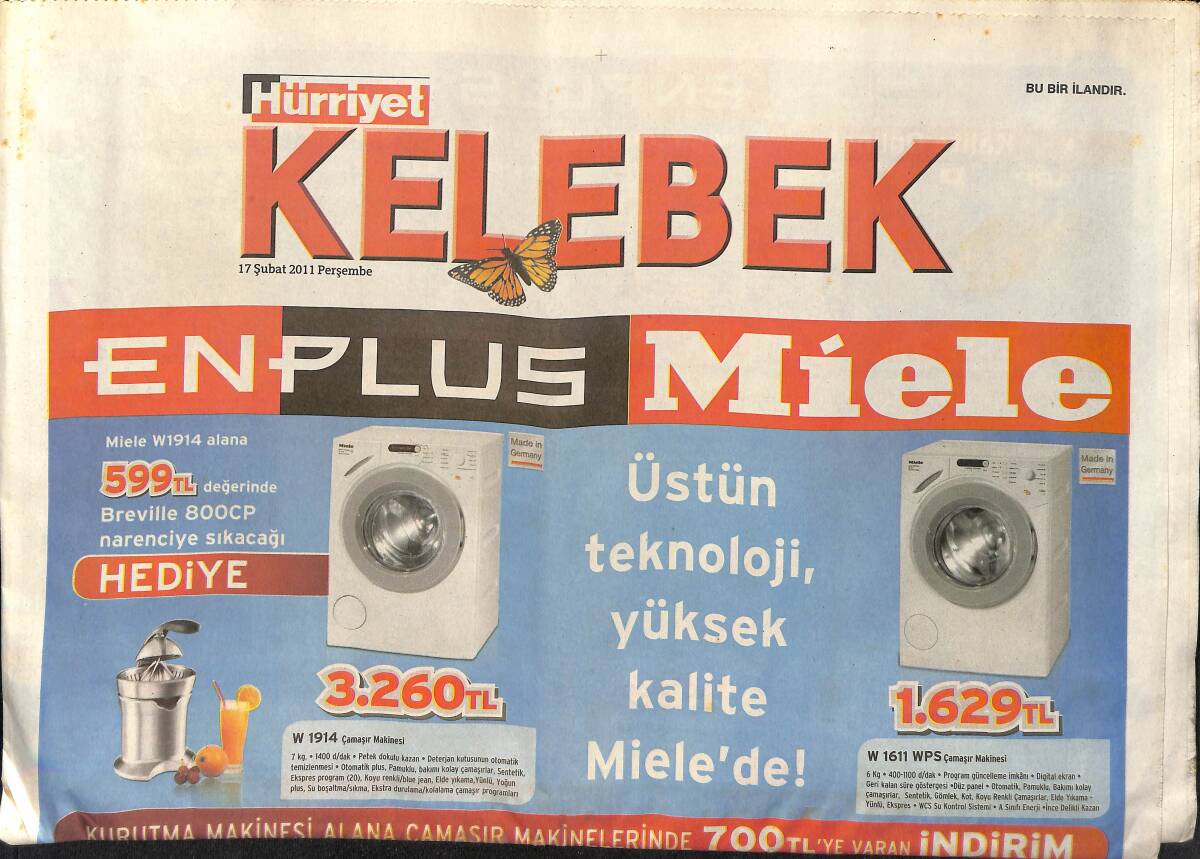 Hürriyet Gazetesi Kelebek Eki 17 Şubat 2011 - Ünlü Yazar Alain de Botton Hayatının En İlginç Teklifini İstanbul'da Aldı GZ155152 - 1