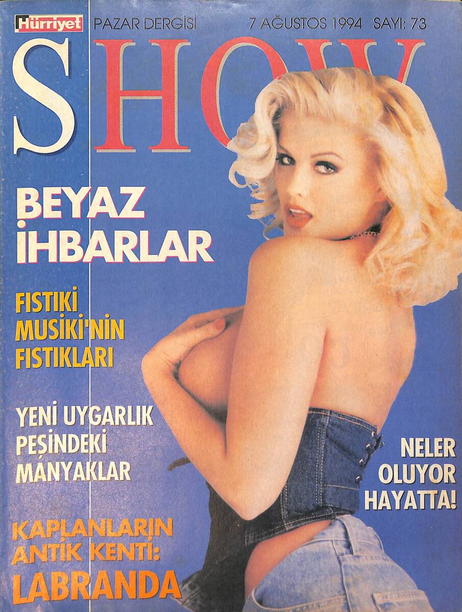 Hürriyet Gazetesi Show Dergisi 7 Ağustos 1994 Sayı 73 - Hollywood'un Üçüncü Boyutu - Son Manyaklar Neo Barbarlar NDR89903 - 1