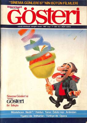 HÜRRİYET GÖSTERİ SANAT EDEBİYAT DERGİSİ NİSAN 1987 - YAHYA KEMALİN BEĞENDİĞİ DİZELER, ADNAN SAYGUN, İLK OPERA PLAĞIMIZ, 1AYTEN GÖKÇER ÇETİN TEKİNDOR DRG1336 - 1