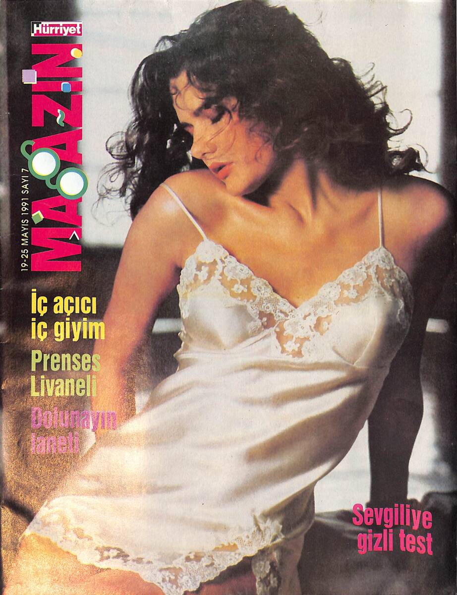 Hürriyet Magazin Eki 19-25 Mayıs 1991 Sayı 7 - Türk Pop'unun Yeni Yıldızı Aylin: Prenses Livaneli NDR89943 - 1