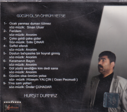 Hurşit Durmaz *Gücüm Olsa Ömrüm Yetse* ( İkinci El ) CD Müzik CD1359 - 2