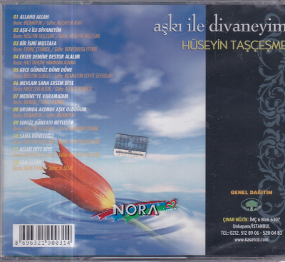 Hüseyin Taşçeşme - Aşkı İle Divaneyim (Sıfır Ürün) CD Müzik CD1419 - 2