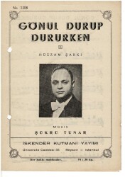 Hüzzam Şarkı - Gönül Durup Dururken Nota Kitapçığı EFM1972 - 1