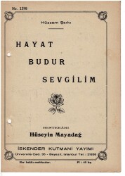 Hüzzam Şarkı - Hayat Budur Sevgilim Nota Kitapçığı EFM1978 - 4