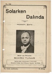 Hüzzam Şarkı - Solarken Dalında Nota Kitapçığı EFM1970 - 1