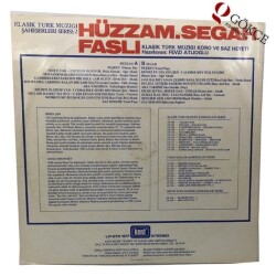 Hüzzam Segah Faslı Plak Kabı PLK728 - 2