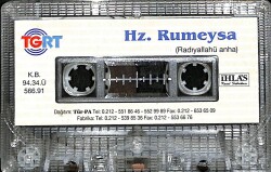 Hz. Rumeysa - Radıyallahü Anha Kaset (İkinci El) KST27865 - 2