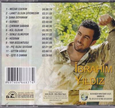 İbrahim Yıldız *Mezar Ederim * ( İkinci El ) CD Müzik CD1143 - 2