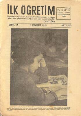 İlk Öğretim Dergisi Sayı335 1 Temmuz 1952 - Fuat Gündüzalp NDR77678 - 1