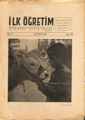 İlk Öğretim Dergisi Sayı85 14 Mayıs 1941 - Edremit Cumhuriyet Okulu, Adler Psikolojisi NDR77644 - 1