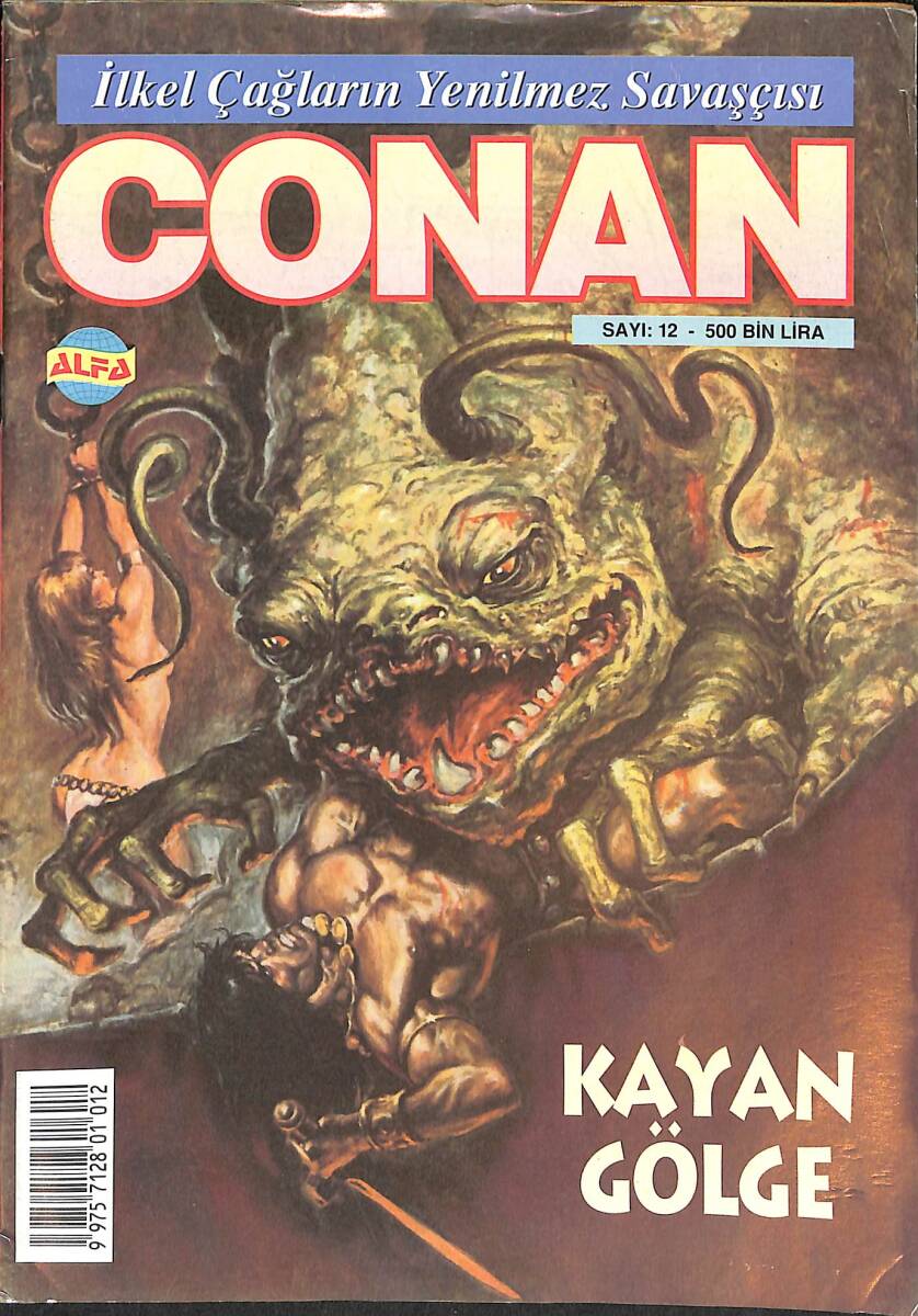 İlkel Çağların Yenilmez Savaşçısı CONAN Çizgi Roman Sayı:12 - Kayan Gölge NDR88333 - 1