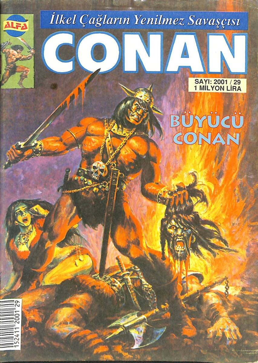 İlkel Çağların Yenilmez Savaşçısı CONAN Çizgi Roman Sayı:29 - Büyücü Conan NDR88316 - 1