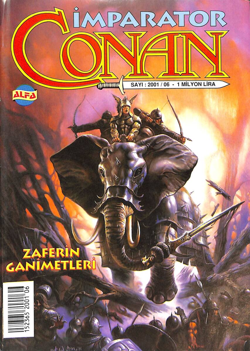 İmparator CONAN Çizgi Roman Sayı:6 - Zaferin Ganimetleri (28 Eylül 2001) NDR88322 - 1