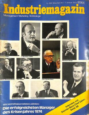 Industriemagazin 1 Januar 1975 - Die Erfolgreichsten Manager Der Krisenjahres 1974 NDR77481 - 1