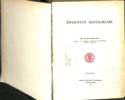 İNFEKSİYON HASTALIKLARI (İkinci Baskı 1956) KTP2580 - 1