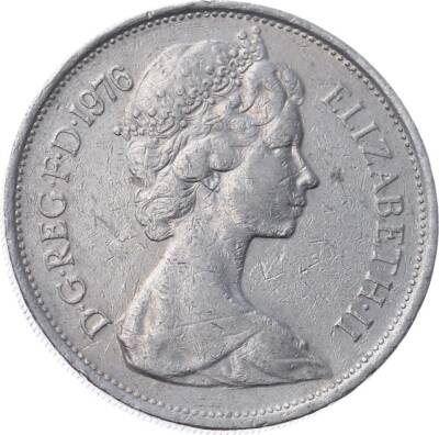 İngiltere 10 Pence 1976 ÇT *Elizabeth II* YMP8635 - 2