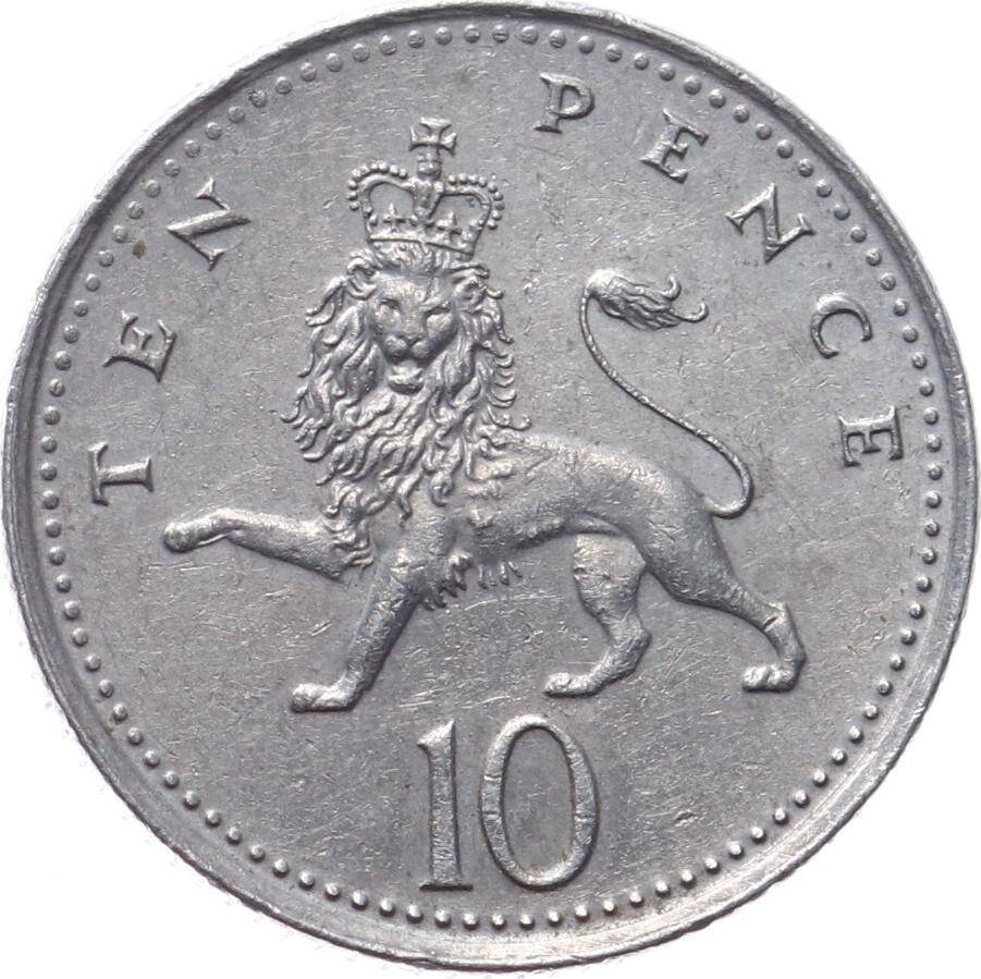 İngiltere 10 Pence 1996 ÇÇT *Elizabeth II* YMP9595 - 1