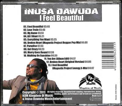 Inusa Dawuda *I Feel Beautiful * ( İkinci El ) CD Müzik CD1553 - 2