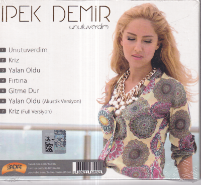 İpek Demir - Unutuverdim (Sıfır Ürün) CD Müzik CD1366 - 2