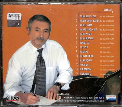 İsmail Doğanay *Türküler Yakar - Aşgel Anam* ( İkinci El ) CD Müzik CD1802 - 2