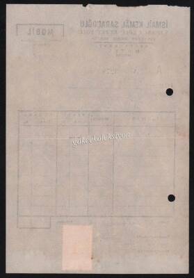 İsmail Kemal Saraçoğlu Mobil Servis Fatura EFM521 - 2