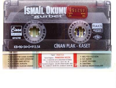 İsmail Okumuş *Gurbet* Kaset KST6079 - 4