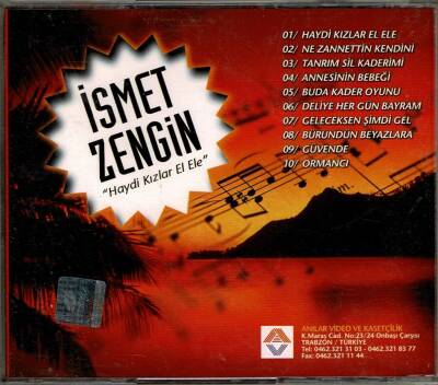 İsmet Zengin - *Haydi Kızlar El Ele* ( İkinci El ) CD Müzik CD779 - 8