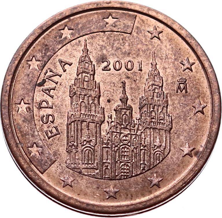 İspanya 2 Euro Cent 2001 ÇÇT YMP6199 - 2