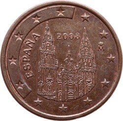 İspanya 5 Euro Cent 2008 ÇÇT YMP5129 - 2