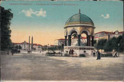 İstanbul Alman Çeşmesi Eski Kartpostal KRT6471 - 1