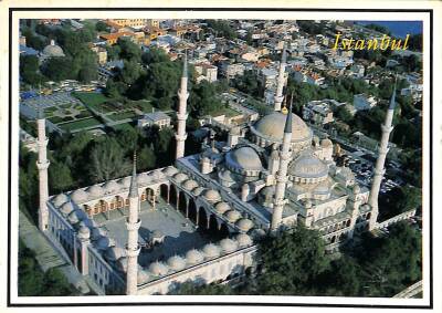 İstanbul Sultanahmet Camii Kartpostal KRT19148 - 1