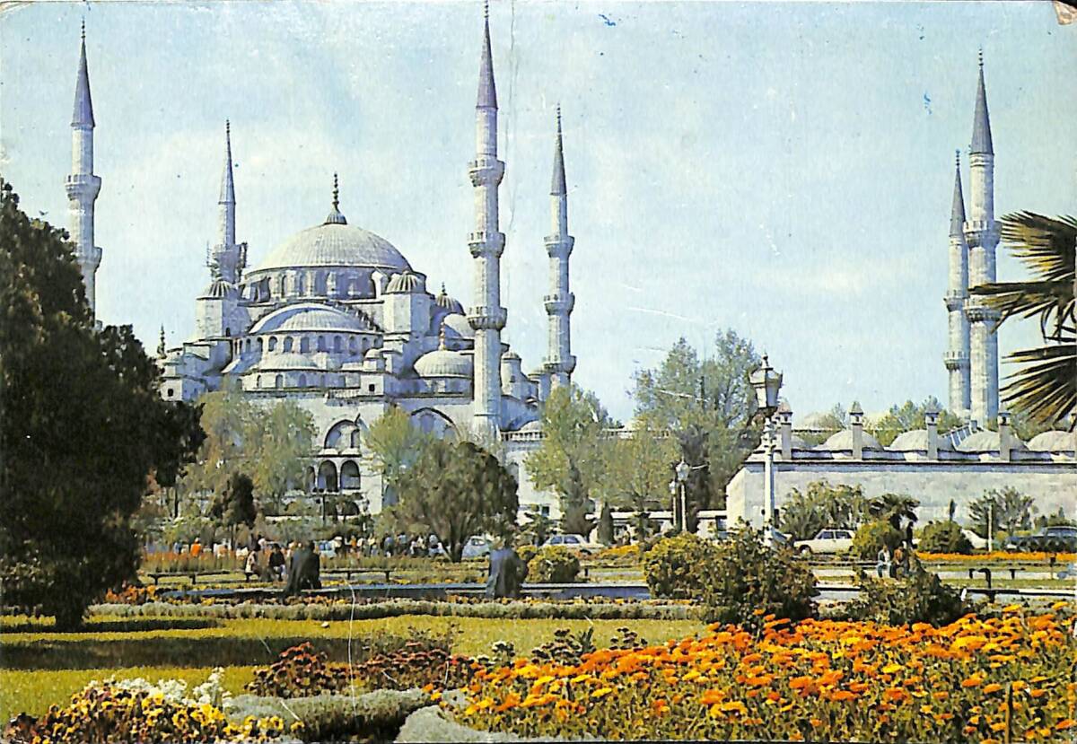 İstanbul Sultanahmet Camii Kartpostal KRT3782 - 1