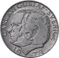 İsveç 1 Krona 1978 ÇÇT *Carl XVI Gustaf* YMP7491 - 2