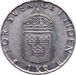 İsveç 1 Krona 1978 ÇÇT YMP3660 - 1