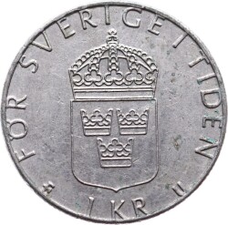 İsveç 1 Krona 1980 ÇT YMP3666 - 1