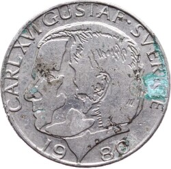 İsveç 1 Krona 1980 ÇT YMP3666 - 2