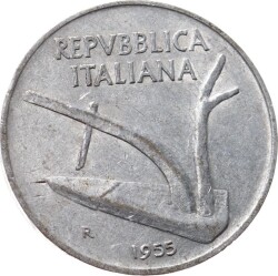 İtalya 10 Lire 1955 ÇÇT YMP8693 - 2