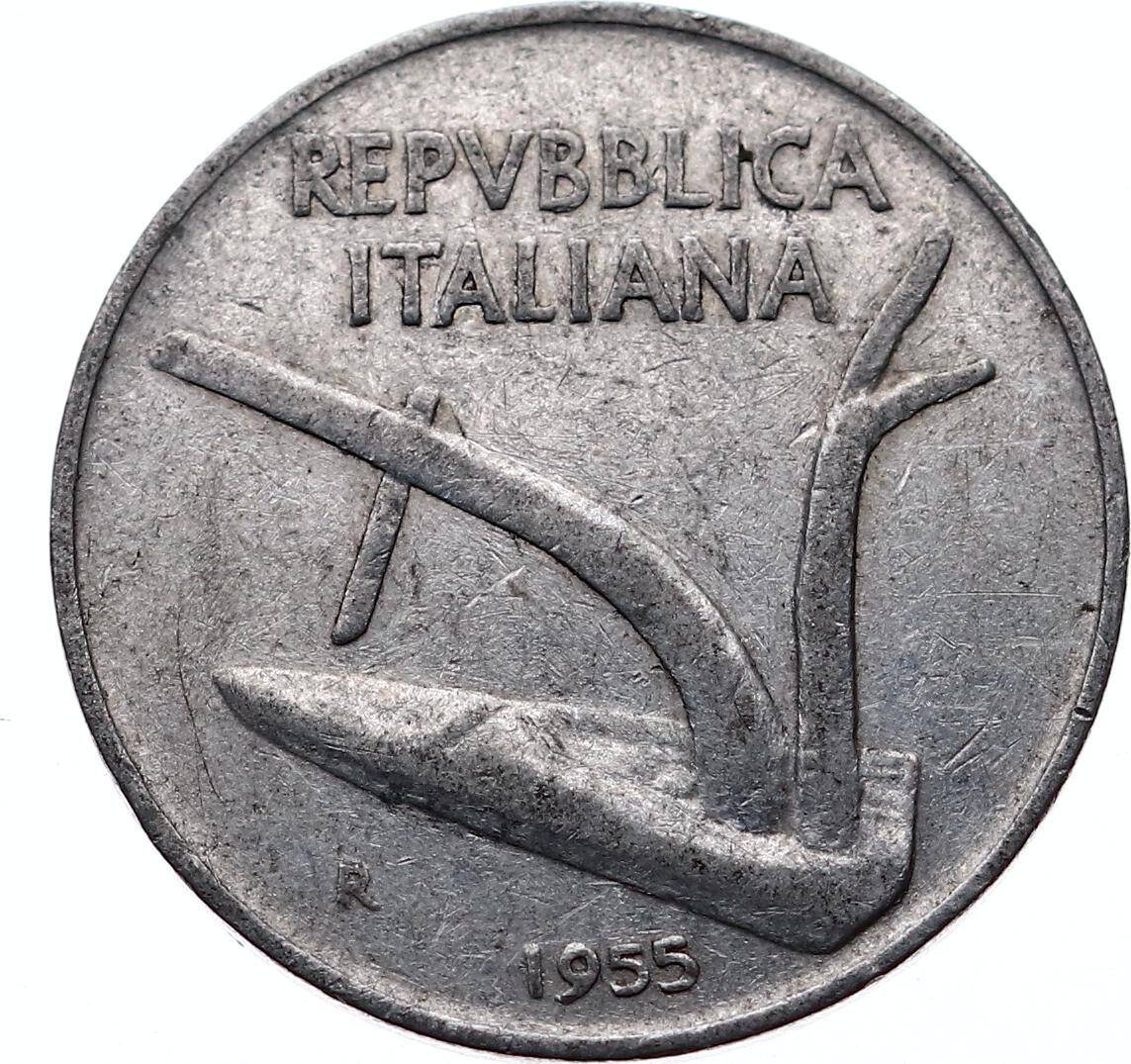 İtalya 10 Lire 1955 ÇT YMP5668 - 2