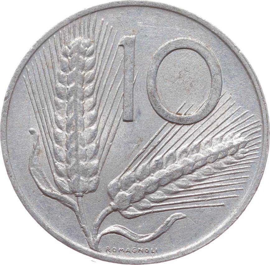 İtalya 10 Lire 1956 ÇT YMP5669 - 1