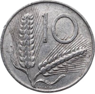 İtalya 10 Lire 1968 Temiz YMP9242 - 1