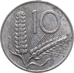 İtalya 10 Lire 1973 Temiz YMP2284 - 1