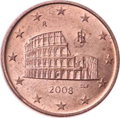 İtalya 5 Euro Cent 2008 ÇÇT *Kolezyum* YMP8623 - 2