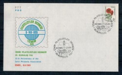 İzmir Filatelistler Derneği 30.Yıl 1985 Fdc PPT648 - 1