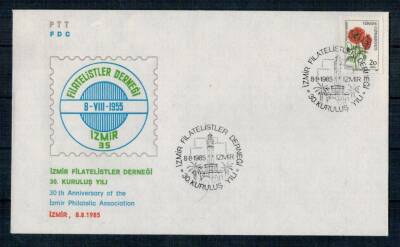 İzmir Filatelistler Derneği 30.Yıl 1985 Fdc PPT648 - 1