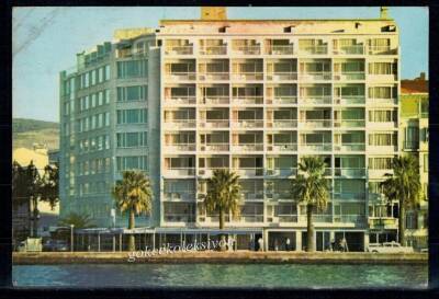 İzmir Palas Otel den Bir Kare Kartpostal KRT4128 - 1