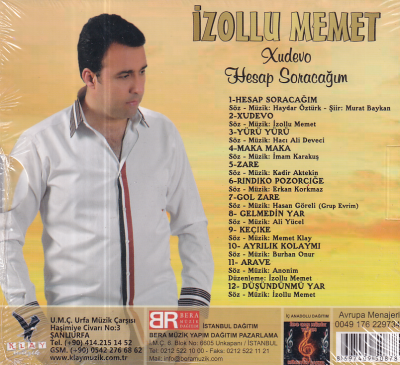 İzollu Memet - Xudevo Hesap Soracağım (Sıfır Ürün) CD Müzik CD1369 - 2