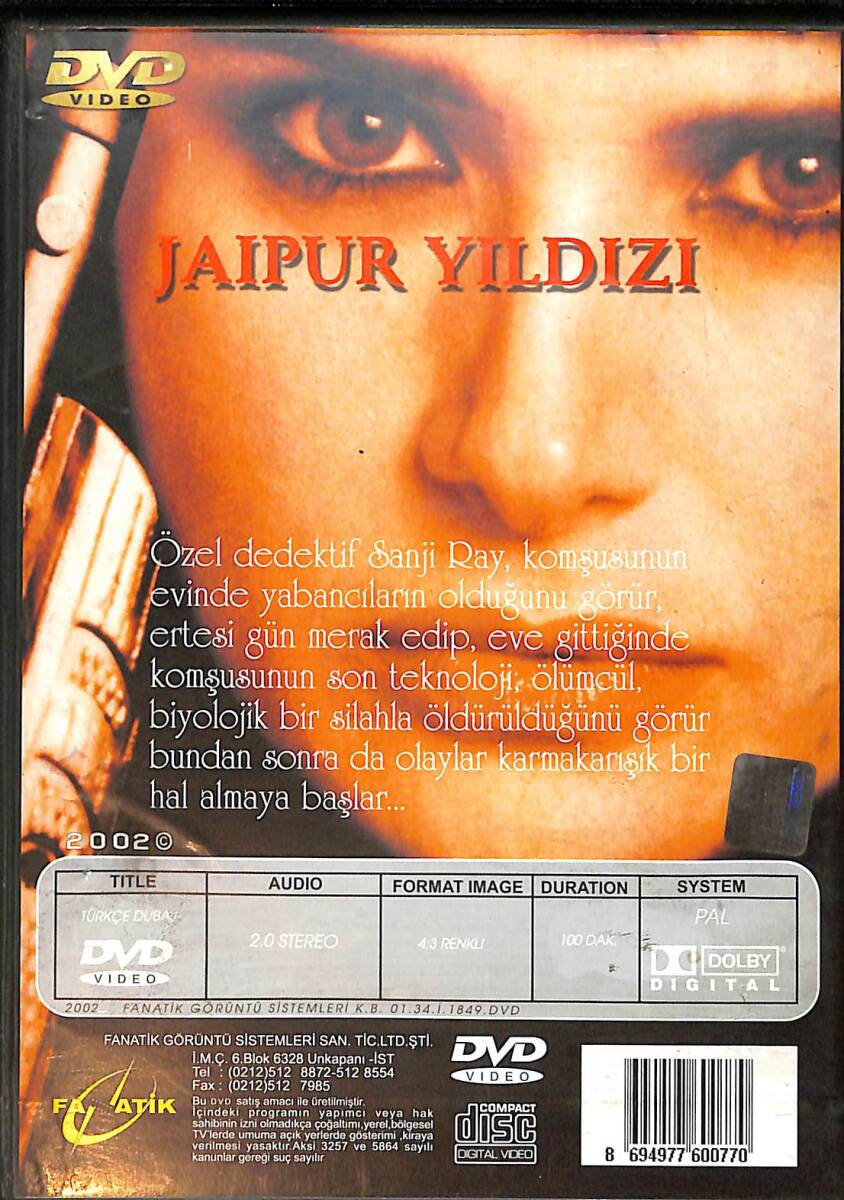 Jaiptur Yıldızı DVD Film (İkinci El) DVD2522 - 2