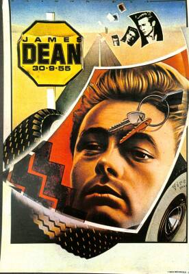 JAMES DEAN ORTA BOY KARTPOSTAL (24X34 cm) KRT17591 - 1