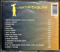 Jamiroquai – Greatest Hit Collection CD (İkinci El) CD3682 - 2